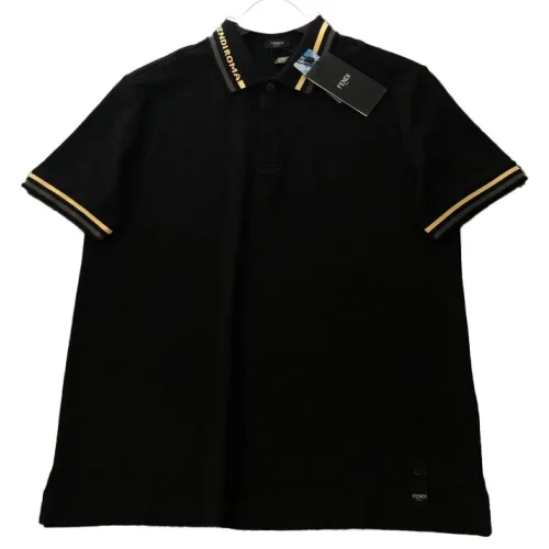Поло Fendi With Yellow Lines "Black"