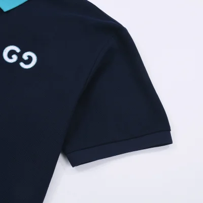 Поло Gucci Squiggle "Blue" фото № 3