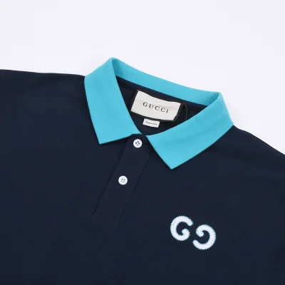 Поло Gucci Squiggle "Blue" фото № 5