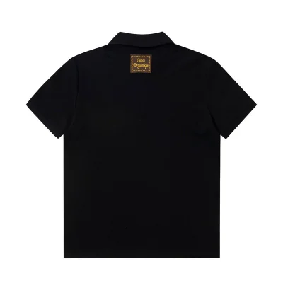 Поло Gucci Glued Letters "Black" фото № 2