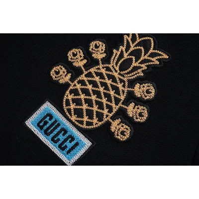 Поло Gucci Pineapple Patch With Logo "Black" фото № 5