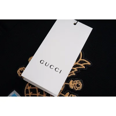Поло Gucci Pineapple Patch With Logo "Black" фото № 8