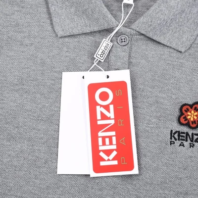 Поло Kenzo Flower Logo "Gray" фото № 6
