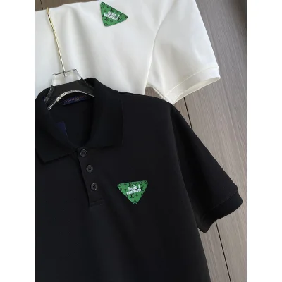 Поло Louis Vuitton Inverted Triangle "White" фото № 6