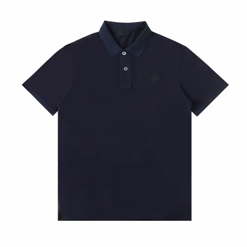 Поло Prada Brand Patch "Blue"