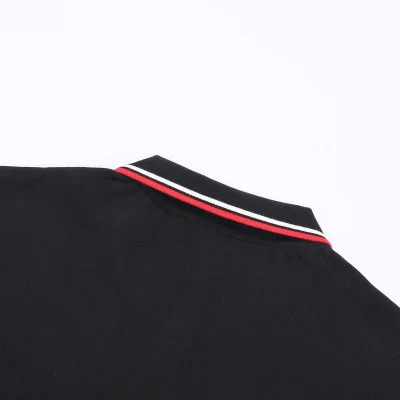 Поло Prada With Black Text Stripe "Black" фото № 3