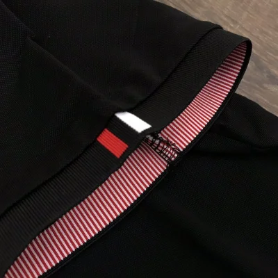 Поло Tommy Hilfiger With Small Brand Logo "Black" фото № 2