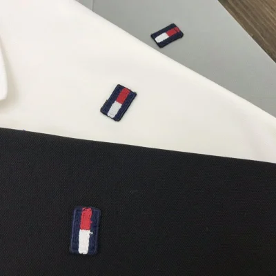 Поло Tommy Hilfiger With Small Brand Logo "Black" фото № 3