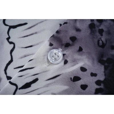 Рубашка Amiri Waves And Rocks Print "White" фото № 5