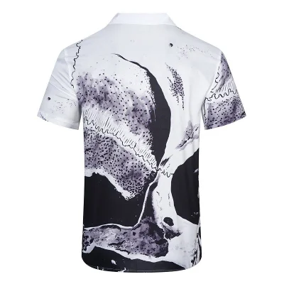 Рубашка Amiri Waves And Rocks Print "White" фото № 2