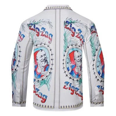 Рубашка Amiri Zig-Zag "White" фото № 2 Рубашка Amiri Zig-Zag "White" фото № 2