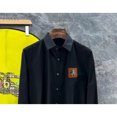 Рубашка Burberry Frontside Print Brown Stripe Silver Teddy Bear "Black" фото № 2