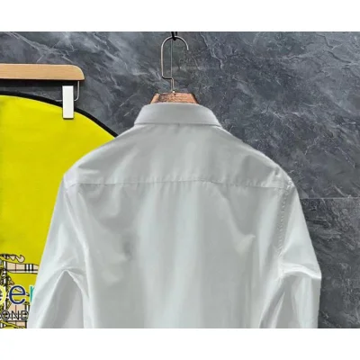 Рубашка Burberry Frontside White Logo Black Outline "White" фото № 5 Рубашка Burberry Frontside White Logo Black Outline "White" фото № 5