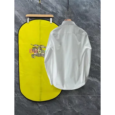 Рубашка Burberry Frontside White Logo Black Outline "White" фото № 4 Рубашка Burberry Frontside White Logo Black Outline "White" фото № 4