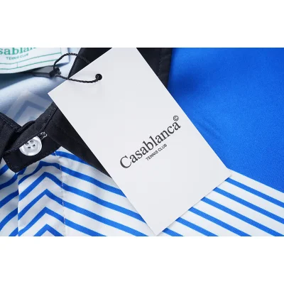 Рубашка Casablanca With Coat Of Arms "White/Blue" фото № 8