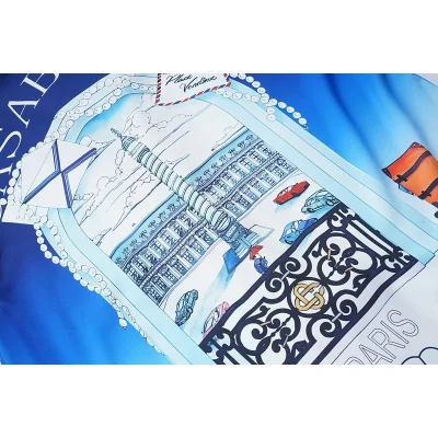 Рубашка Casablanca Paris View "Blue" фото № 8 Рубашка Casablanca Paris View "Blue" фото № 8