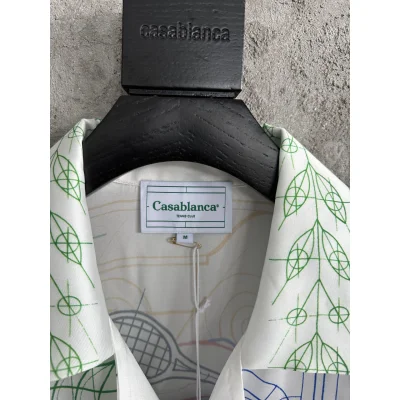 Рубашка Casablanca Blue Face Big Vase "White" фото № 3 Рубашка Casablanca Blue Face Big Vase "White" фото № 3