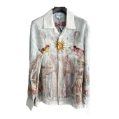 Рубашка Casablanca Sun Heaven White Columns "White"