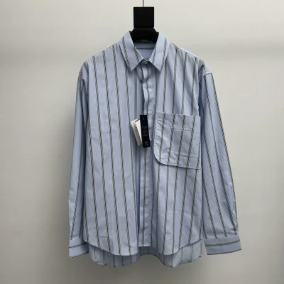 Рубашка Christian Dior Black Lines "Blue" фото № 9