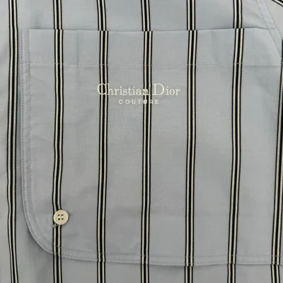 Рубашка Christian Dior Black Lines "Blue" фото № 6