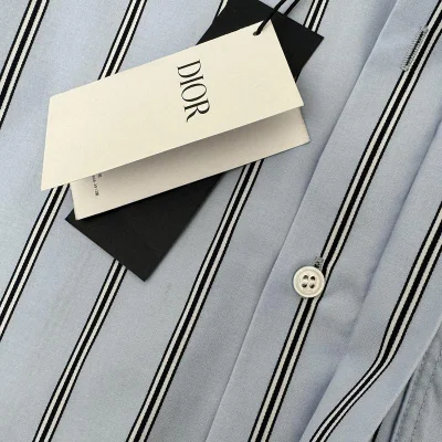 Рубашка Christian Dior Black Lines "Blue" фото № 5