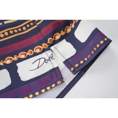 Рубашка Dolce Gabbana Man Front Print And Horse Back Print "Multicolor" фото № 5