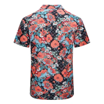 Рубашка Gucci Red Flowers "Red" фото № 2