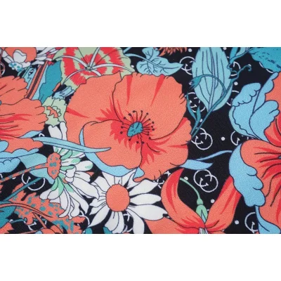 Рубашка Gucci Red Flowers "Red" фото № 3