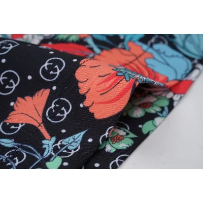 Рубашка Gucci Red Flowers "Red" фото № 4