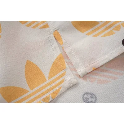 Рубашка Gucci Trefoil Repeating Print "White" фото № 4