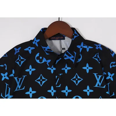 Рубашка Louis Vuitton Pattern Short Sleeve "Black" фото № 7