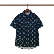 Рубашка Louis Vuitton Pattern Short Sleeve "Black"