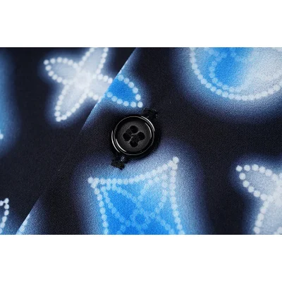 Рубашка Louis Vuitton Crystals "Blue" фото № 5 Рубашка Louis Vuitton Crystals "Blue" фото № 5