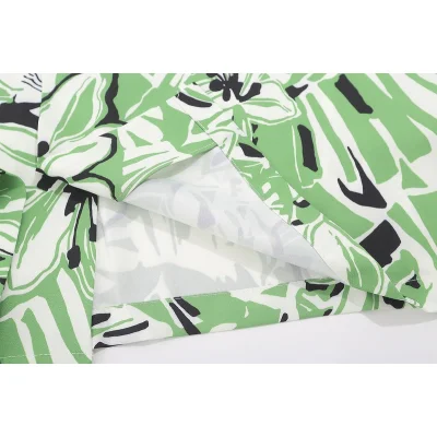 Рубашка Palm Angels With Lily Design "Green" фото № 6