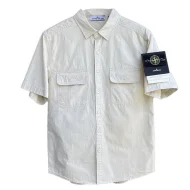 Рубашка Stone Island With Brand Instructions "Cream"