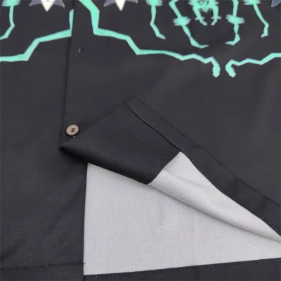 Рубашка Wacko Maria With Spider Print "Black/Green" фото № 5