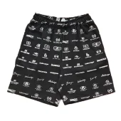 Шорты Balenciaga With Multi-Faceted Logos "Black"