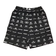 Шорты Balenciaga With Multi-Faceted Logos "Black"