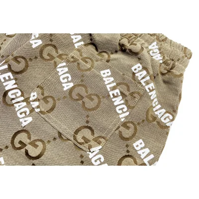 Шорты Balenciaga x GUCCI Monogram Pattern "Beige" фото № 5