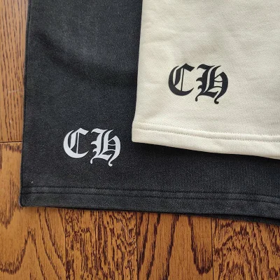 Шорты Chrome Hearts Cross "White" фото № 5