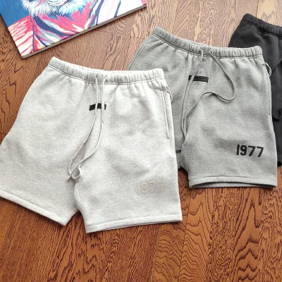 Шорты Fear Of God With Patch And The Year 1977 "White/Gray" фото № 3