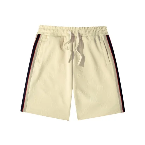 Шорты Gucci With Logo Print "Cream"