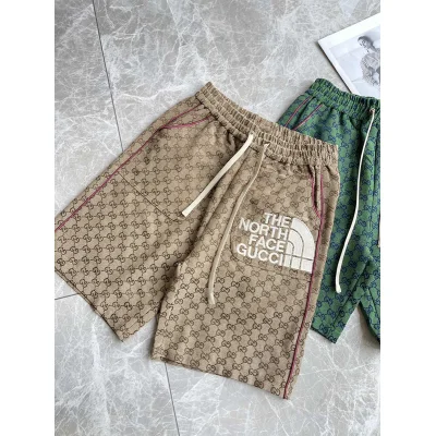 Шорты Gucci x The North Face Logo "Brown" фото № 4