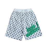 Шорты Louis Vuitton Bright Inscription "White"