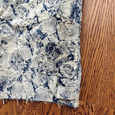 Шорты Louis Vuitton Jeans With Patch "Blue/White" фото № 2