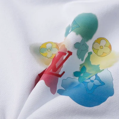 Шорты Louis Vuitton Colored Liquid "White" фото № 5