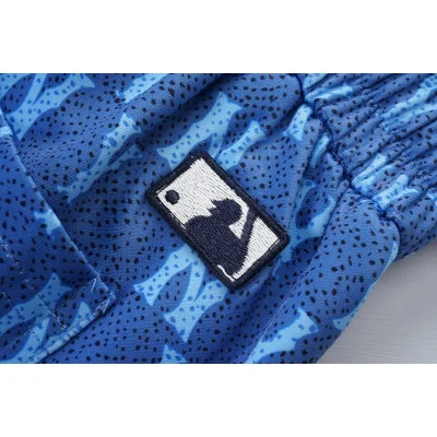 Шорты MLB With Print NY "Blue" фото № 2