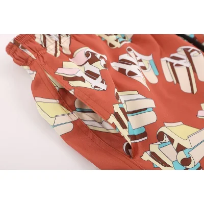 Шорты Palm Angels Monogamous Print "Peach" фото № 2