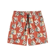 Шорты Palm Angels Monogamous Print "Peach"