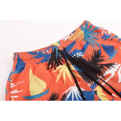 Шорты Palm Angels Summer Mood "Orange/Blue" фото № 3